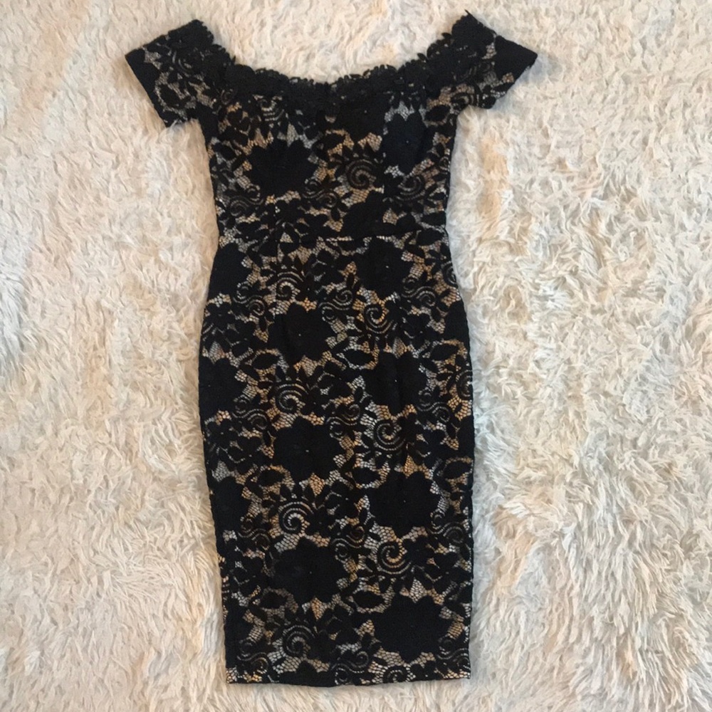 Agaci bodycon sexy lace dress size small